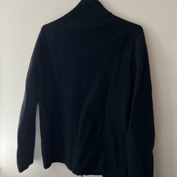 Banana Republic black zip up sweater jacket - Picture 5 of 6